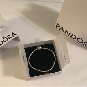 Pandora Diamond Heart Bracelet